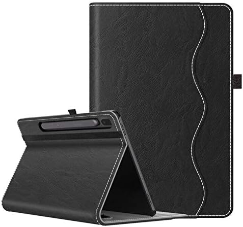VORI Case for Galaxy Tab S6 10.5, Support S Pen Wireless Charging, Multi-Angle Viewing Smart Cover with Auto Wake/Sleep and Hand Strap for Samsung Tab S6 Model SM-T860/T865/T867 2019 Release, Black