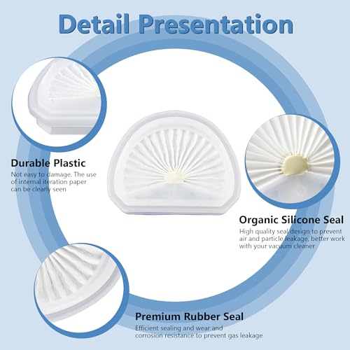 6 Pack VLPF10 Replacement Filters Compatible with Black and Decker Dustbuster Hand Vacuum Model HLVA315J HLVA320J00 N575266 by Funmit