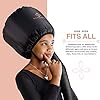 Eleganty-Soft-Bonnet-Hood-Hairdryer-Attachment-with-Headband-that-Reduces-Heat-Around-Ears-and-Neck-to-Enjoy-Long-Sessions-Used-for-Hair-Styling-Deep-Conditioning-and-Hair-Drying-Black ELEGANTY Soft Bonnet Hood Hairdryer Attachment with Headband that Reduces Heat Around Ears and Neck to Enjoy Long Sessions - Used for Hair Styling, Deep Conditioning and Hair Drying (Black)