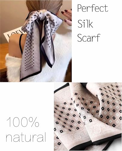 Head Scarf For Women 59" Hair Neck Fashion Long Scarves for Bag4