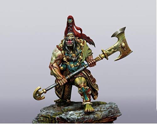 Figura de resina 1/24 Guerrero antiguo sin base miniatura 1
