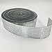 NUORUI Real Glass Craft Mini Square Mirrors Mosaic Tiles Mirror Sheets Mosaic Sticker (Silver)