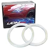 iJDMTOY 6000K Xenon White SMD LED Angel Eyes Halo Rings Compatible With 2009-2017 Nissan 370Z Z34 Fairlady