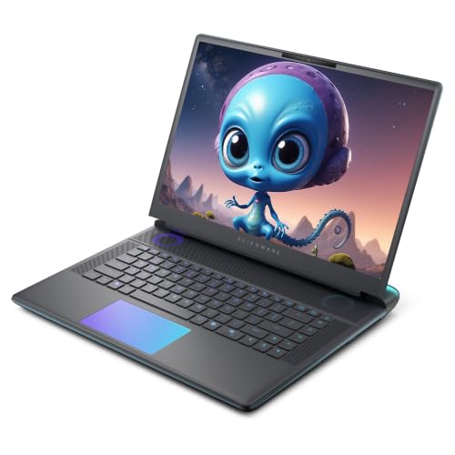 Image of Alienware 16 Area 51 Gaming Laptop, Intel Ultra 9 275HX, 64 GB DDR5 RAM, 2 TB PCIe SSD, 16 inch WQXGA (2560x1600) 240Hz, NVIDIA G-Force RTX 5070Ti, Backlit Keyboard, W11 Pro, Liquid Teal+Traix Mousepad