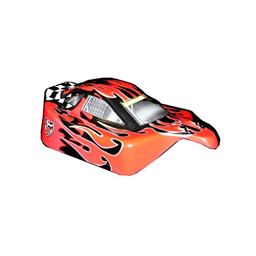 Redcat Racing Buggy Body (1/10 Scale), Red Flame