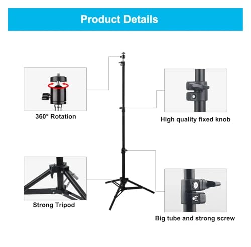 Trípode de viaje para magcubic HY300Pro con soporte extensible de 160 cm 5