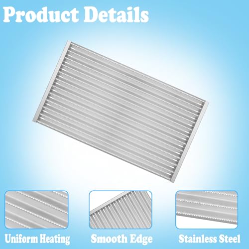 TAILGRILLER Cast Iron Grill Grates & Emitter Plates for Charbroil Commercial Infrared 3 Burner 463242715, 463242716, 463276016, 466242715, 466242815, 463257520, G533-0009-W1 G5330009W1 G533-0009-W1A
