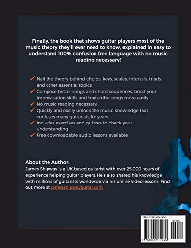 No Bull Music Theory for Guitarists: Master the Essential Knowledge all Guitarists Need to Know