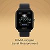 Amazfit Bip U Pro Smart Watch with Alexa Built-In for Men Women, GPS Fitness Tracker with 60+ Sport Modes, Blood Oxygen Heart Rate Sleep Monitor, 5 ATM Water Resistant, for iPhone Android(Black)