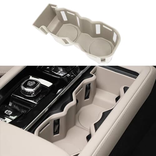 Image of Silicone Material Cup Holder Coaster for Volvo 2026 XC90 Center Console Gear Shift Protector, Automotive Accessories (2026 XC90 Cup Coaster-Cardamom)