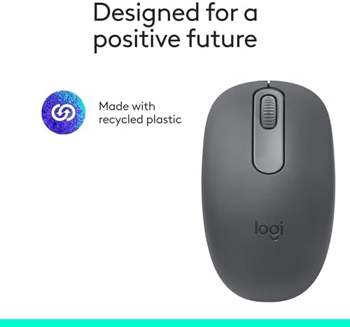Logitech M196 Bluetooth Wireless Mouse, Compact and Portable Mouse for Laptops, Tablets and More, 12-Month Battery, Smooth Tracking, Compatible with PC and Mac, Windows and macOS - Graphite — view 9