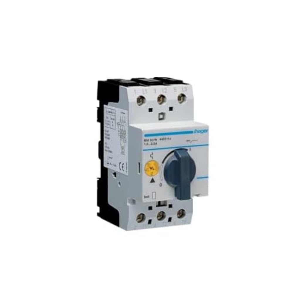 Disjoncteur de protection moteur Hager MM507N guardamotor thermique magnétique 6 kA 1,6-2,5 A
