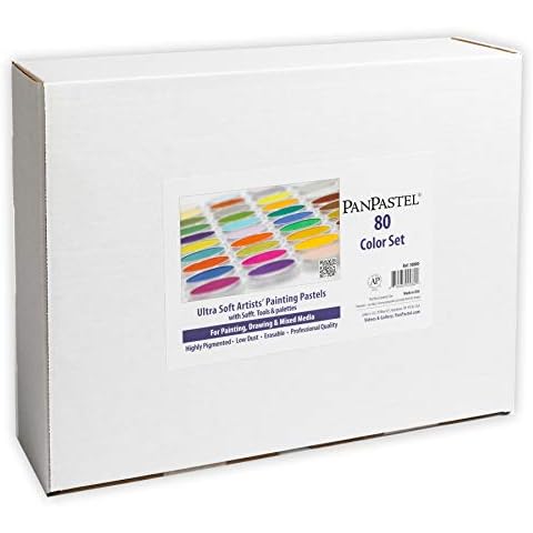 Original Colors - Full Range Set by PanPastel, 80 Color, Includes Soft Tools and Two Palette Trays Cover