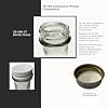 North Mountain Supply - 28-WM-15 28mm White Metal Screw Caps with Plastisol Liner - Pack of 15 Leak Proof Lids #2