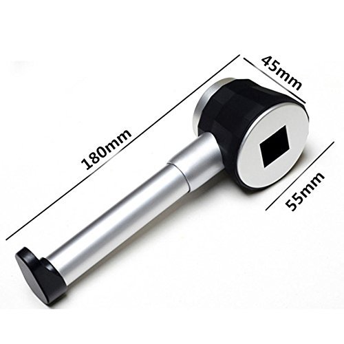 Handheld 10X Magnifier Loupe With Light Scale And 8 Pcs Mini 30X 21Mm Jeweler's Jewelry Loupe #TOP2