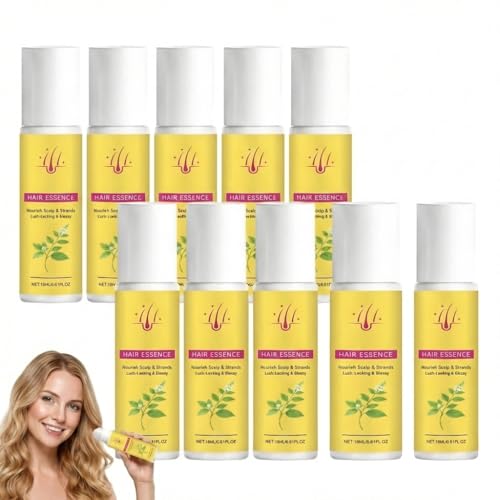 Cuir chevelu sec ? Sérum nourrissant roll-on lot de 10 pour des cheveux doux non gras