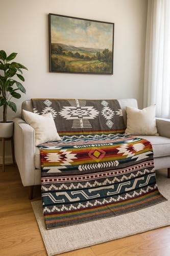 Image of Alpaca Wool Blanket, Queen Size 94 x 78, Reversible 2 in 1, Thick and Ultra Soft, Hypoallergenic, Non-Itchy, Handmade in Ecuador. Premium Alpaca Wool Thtow Blanket for Cozy Comfort. (Brown, Queen)