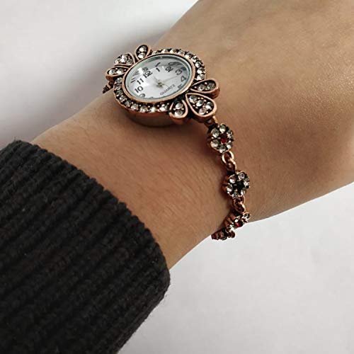 Aleafa Armlet Presents Women's,Girl's Beautiful Jewel Studded Gold Plated Watch Bracelet for Wedding/Party/Return Gift. (1 Pcs) (Design 1) #Aport-11244