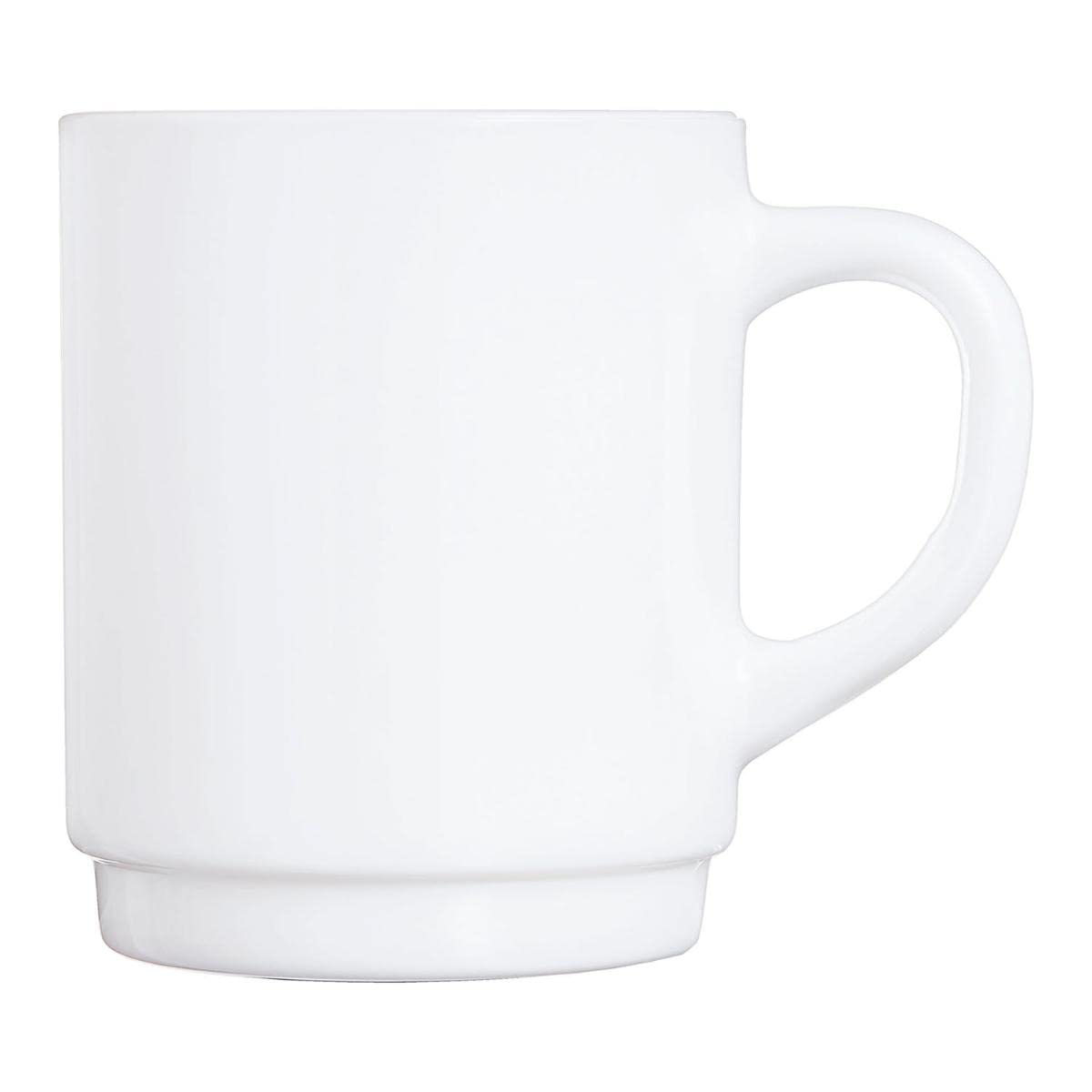 Arcoroc Restaurant Einfarbige Tasse, 250 ml, stapelbar, 6 Tassen