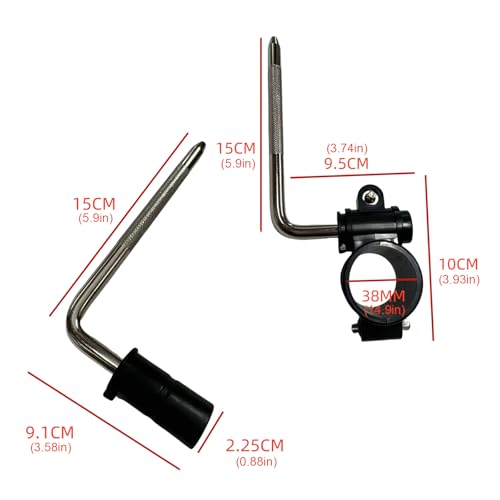 Soporte de montaje para batería, abrazadera para rack de batería, compatible con múltiples marcas y modelos, fabricado en aleación miniatura 3