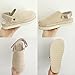 Hoaeiewds Fashion Platform Clogs for Women's Casual Adjustable Outdoor Non Slip Slippers Comfortable Outdoor Women's Mules & Clogs(Sand-40)