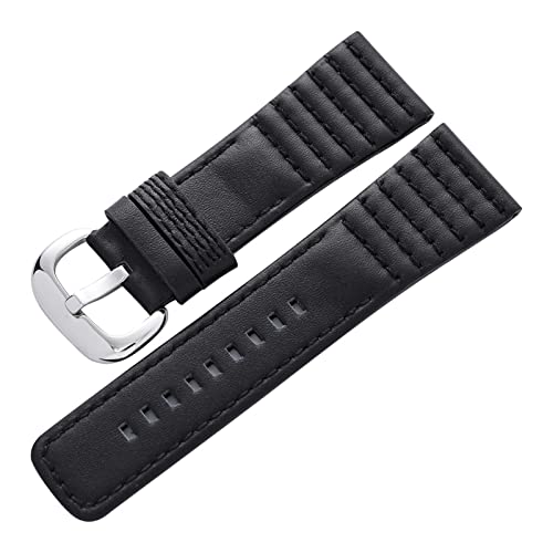 Bracelet montre cuir 28mm de remplacement Sevenfriday : accessoire montre homme