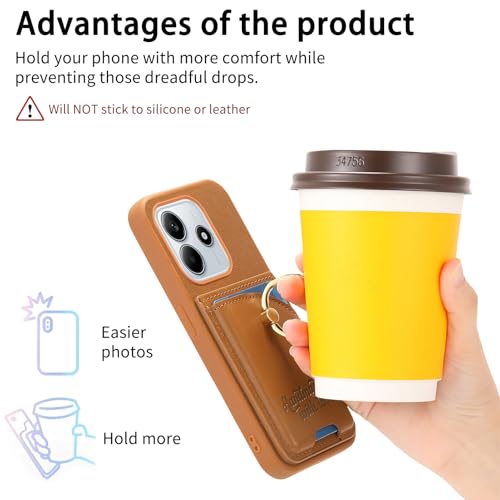 Protection Redmi Note 14 4G Asuwish PYPSK US marron anti-rayure