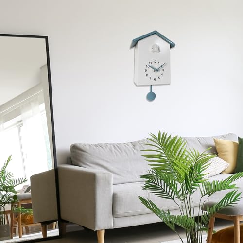 Reloj de cuco minimalista para decorar salones modernos y oficinas 7