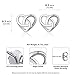 ChicSilver Heart Earrings for Women Heart Silver Stud Earrings for Women Hypoallergenic Knot Earrings Irish Celtic Jewelry