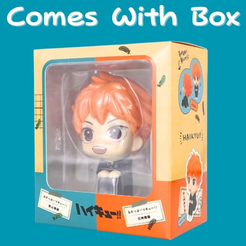 Image of FUNFOB Haikyuu Shoyo Hinata Action Figure Height -10cm Collectible PVC Multicolour | Haikyuu Look up