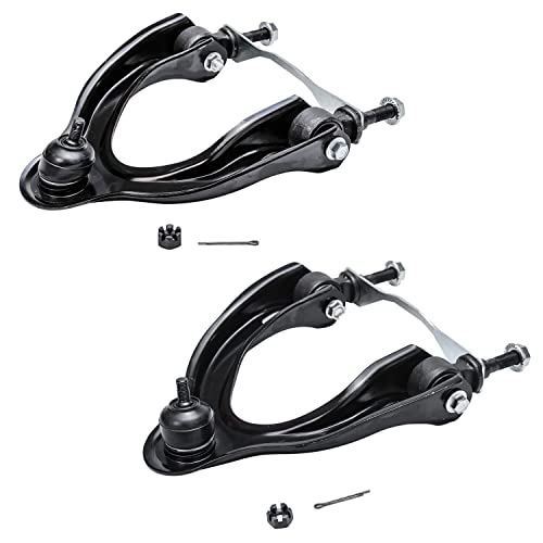 Image of Detroit Axle - 12pc Front End Suspension Kit for Honda Civic Del Sol Acura Integra, 2 Lower Control Arms 2 Lower Ball Joints 2 Upper Control Arms w /Ball Joints 4 Inner & Outer Tie Rods 2 Sway Bars