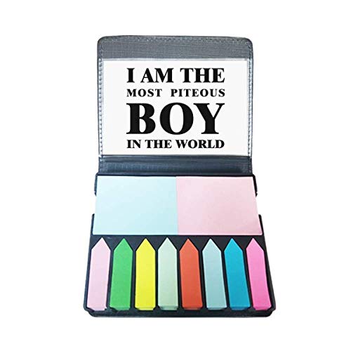 Boîte à marque-page I am the Piteous Boy en bois pour rangement de signets de lecture