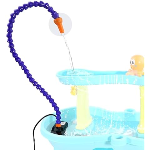 Ann Bully Water Table Pump - Step 2 Water Table Pump,Summer Outdoor Splash Table Toys for Yard Pool DIY-Single Cover