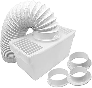 SPARES2GO Universal Vent Hose Condenser Kit with 3 x Adapters for Tumble Dryer (1.2m)