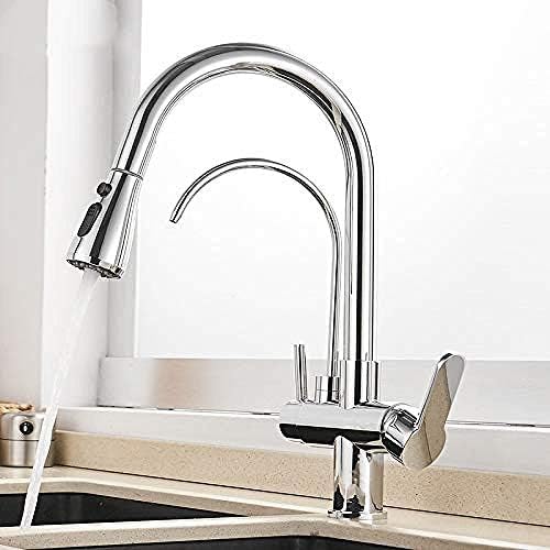 Grue de cuisine tournant à 360 degrés pour optimiser l'eau du robinet noir 81088