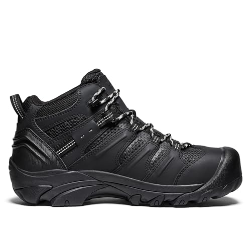 Image of KEEN Utility Men's Lansing Mid Height Steel Toe Waterproof Work Boots