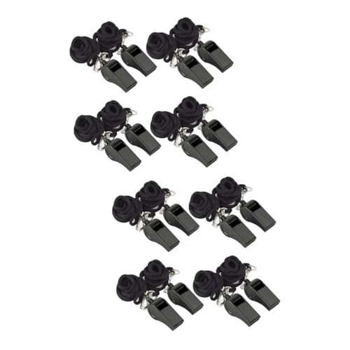 Silbatos metálicos portátiles 16 piezas con cuerda miniatura 1