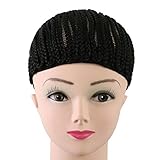 Crochet Braided Wig Caps,1 Piece Breathable Cornrows Cap for Making Wig Easier Sew in Hair Weave...