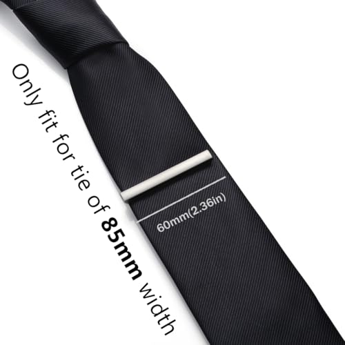 Image of HONEY BEAR 5cm /5.4cm /6cm Mens Tie Clip Bar for Normal Size Steel Business Wedding Gift 1.97 inch /2.12 inch /2.36 inch