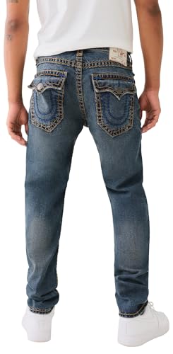 True Religion Men's Rocco Super T 1/2" Flap with 32" Inseam3