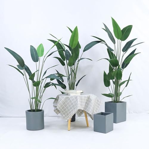 観葉植物フェイク大型,フェイクグリーン 大型,人工観葉植物,造花 観葉植物,フェイクグリーンパキラ,フェイクグリーン大型ヤシ,本物そっくりの,メンテナンス不要の人工観葉植物,様々な環境に適した観葉植物 フェイク 大型,模擬緑植物造園 (旅行者のバナナ, 160cm) [5]