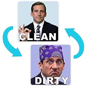 Saizone Michael Scott Clean Dirty Geschirrspülermagnet