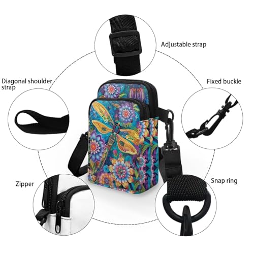 Image of Lightweight Small Crossbody Bags Cell Phone Purses Travel Pouch Shoulder Bag for Women