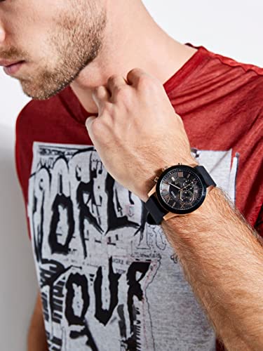 Image of Guess Men's Analog Dress Watch| Stainless Steel Case| 50M Water Resistance