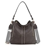 Montana West Hobo Bag for Women Designer Purses and Handbags Shoulder Bags with Guitar Strap,MWC-128AGY