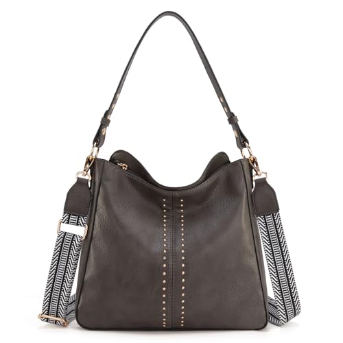 Image of Montana West Hobo Bags for Women Top Handle Satchel Shoulder Purse Bucket Handbag