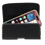 アスデック ベルトホルダー iPhone 17 Pro Max / 16 Pro Max用 横型 スマホポーチ ベルト通し ビジネス 作業用 他機種対応 マグネット開閉 回転式クリップ/SH-IP41PH