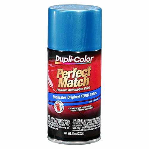 Image of Dupli-Color EBFM03827 Perfect Match Automotive Spray, Ford Medium Blue Metallic, 3P a€ inch 8 oz. Aerosol Can