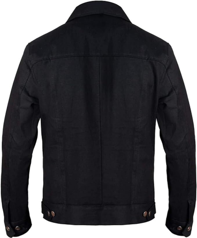 Men’s Cole Hauser TV Series Rip Stone Wheeler Rench Style Stylish Black Cowboy Jacket-Be the Alpha in Your Pack3