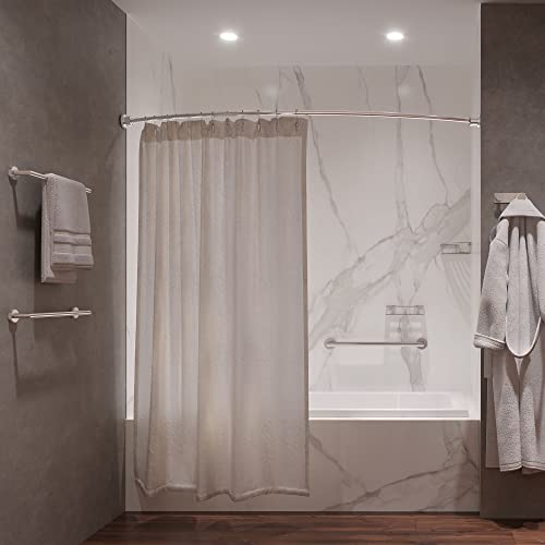 Image of Gatco 4631 Glam Single Towel Bar, 18 Inch, Chrome | Wall Mounted Towel Holder For Bathroom